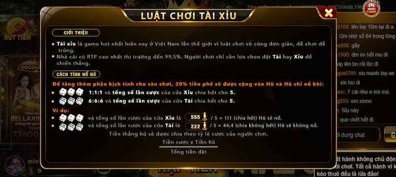 Tài xỉu 7 Sicbo siêu hũ hiện đang rất hot